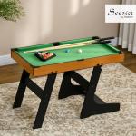 38" Foldable Pool Table for Family Fun