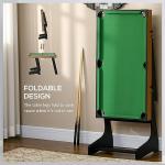38" Foldable Pool Table for Family Fun