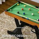 38" Foldable Pool Table for Family Fun