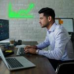 Neon Stock Market Trend Light for Man Cave