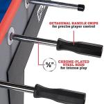 Hall of Games 56" Black/Grey Foosball Table