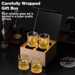 Old Fashioned Whiskey Glasses Set of 4