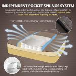 Comfortable Gaming Chair with Massage Support and Footrest