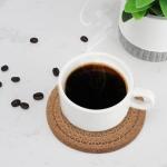 Boho Woven Coasters Set of 6 for Drinks