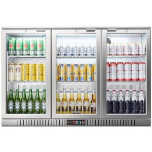 Stainless Steel Back Bar Cooler with 3 Doors