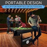 SereneLife Portable 6-Ft Folding Pool Table
