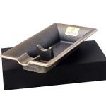 Vintage Bronze Cigar Ashtray with Single Slot