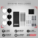 Red Dragon Pegasus 30g Tungsten Steel Darts Set
