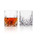Crystal Cut Whiskey Glasses Set of 2