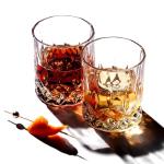 Crystal Cut Whiskey Glasses Set of 2