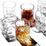 Crystal Cut Whiskey Glasses Set of 2