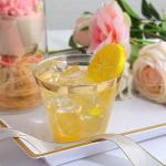 200 Pack Gold Rimmed Plastic Cups for Parties