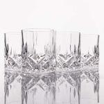 Crystal Cut Whiskey Glasses Set of 2