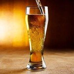 USA Made Nucleated Pilsner Glasses - 4 Pack