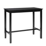 Black 42-Inch Bar Height Pub Table