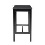 Black 42-Inch Bar Height Pub Table