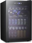 Kismile 4.5 Cu.ft Mini Fridge for Drinks
