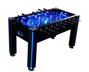 Blue Atomic Foosball Table with Illuminated Interior