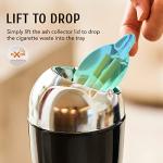 Adjustable Smokeless Floor Ashtray for Home & Patio