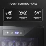 Kismile 4.5 Cu.ft Mini Fridge for Drinks