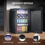 Kismile 4.5 Cu.ft Mini Fridge for Drinks