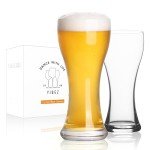 YIBEZ Set of 2 Craft Beer Glasses
