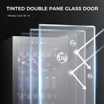 Kismile 4.5 Cu.ft Mini Fridge for Drinks