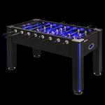 Blue Atomic Foosball Table with Illuminated Interior