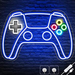 LED Gamepad Neon Sign for Gamer Room Decor