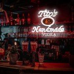 Dimmable Neon Vodka Sign for Man Cave Decor