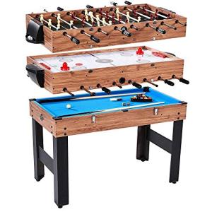 3-in-1 Sports Game Table: Pool, Hockey, Foosball