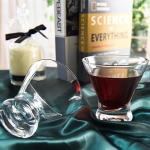 Set of 2 Stemless Martini Glasses