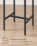 VASAGLE Rustic Bar Table and Stool Set