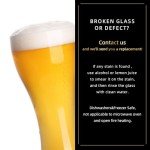 YIBEZ Set of 2 Craft Beer Glasses