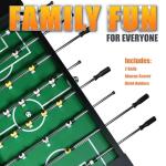 Sunnydaze 55-Inch Foosball Table with Drink Holders