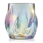 Colorful Twisted Whiskey Glasses Set of 2