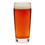 Curvy Beer Glasses Set of 4 for Pilsners