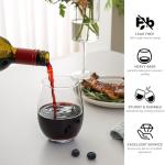 Set of 4 Stemless 18oz Wine Glasses