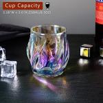 Colorful Twisted Whiskey Glasses Set of 2