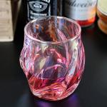 Colorful Twisted Whiskey Glasses Set of 2