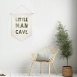 Little Man Cave Pennant Flag Wall Art