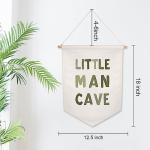 Little Man Cave Pennant Flag Wall Art