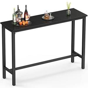 Mr IRONSTONE 53" Rectangular Bar Table – Sturdy and Stylish