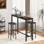 Mr IRONSTONE 53" Rectangular Bar Table – Sturdy and Stylish