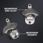 Magnetic Wall-Mounted Beer Bottle Opener