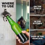Magnetic Wall-Mounted Beer Bottle Opener