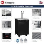 Kegco XCK-1B-2 Ultimate Kegerator for Your Man Cave