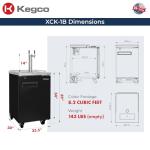 Kegco XCK-1B-2 Ultimate Kegerator for Your Man Cave