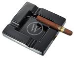 Personalized Black Ceramic Cigar Ashtray by Visol