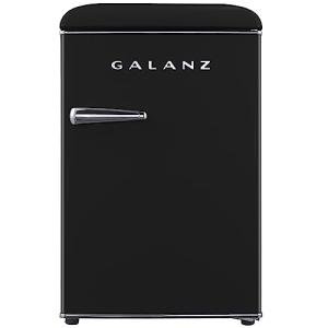 Galanz Retro Mini Fridge - Black 2.5 cu ft